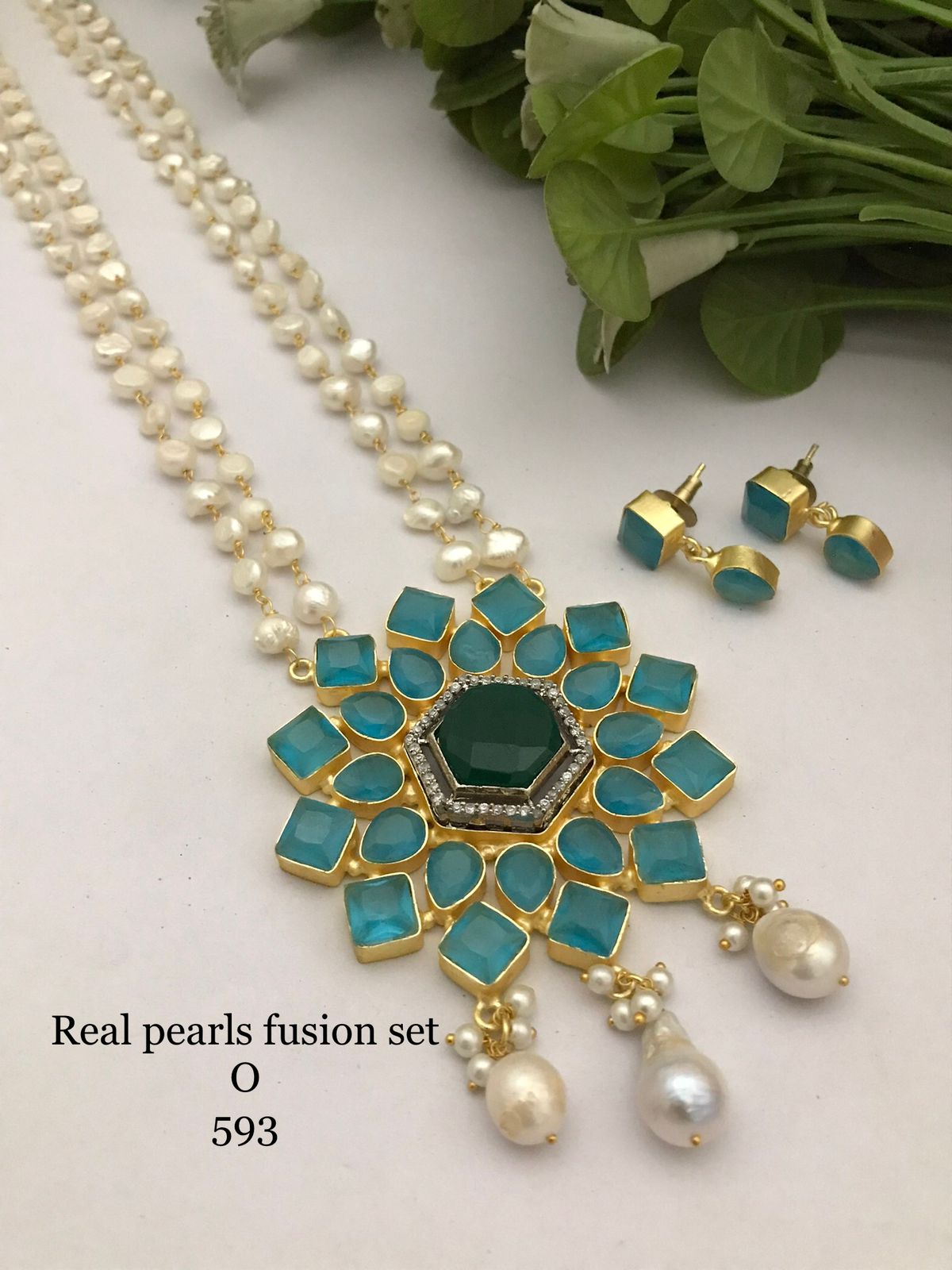 Real pearls fusion set